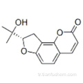 2H-Furo [2,3-h] -1-benzopiran-2-on, 8,9-dihidro-8- (1-hidroksi-1-metiletil) CAS 3804-70-4